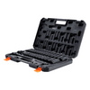 Juego de dados de impacto VEVOR de 1/2" juego de 33 piezas SAE de 3/8" a 1" y métricos de 10 a 24 mm