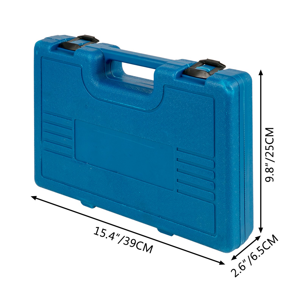 Juego de dados de impacto VEVOR de 1/2 pulgada 19 piezas de 6 puntas