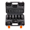 VEVOR Juego de dados de impacto con impulsión de 1/2" 9 piezas de 29 a 38 mm