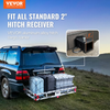 VEVOR Portaequipajes de enganche de remolque de 49,4 x 22,4 x 7,1 pulgadas capacidad de carga de 500 libras