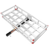 VEVOR Portaequipajes de enganche de remolque de 49,4 x 22,4 x 7,1 pulgadas capacidad de carga de 500 libras