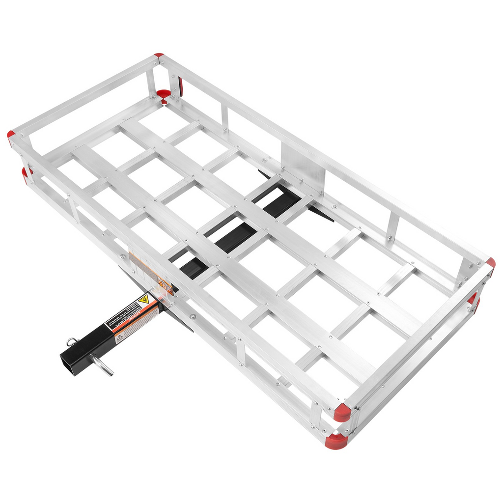 VEVOR Portaequipajes de enganche de remolque de 49,4 x 22,4 x 7,1 pulgadas capacidad de carga de 500 libras
