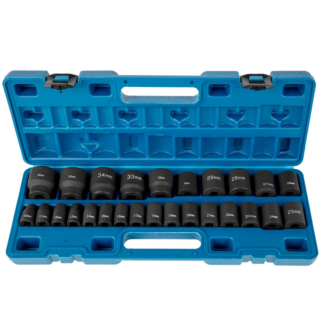 Juego de vasos de impacto VEVOR de 1/2 pulgada 26 piezas