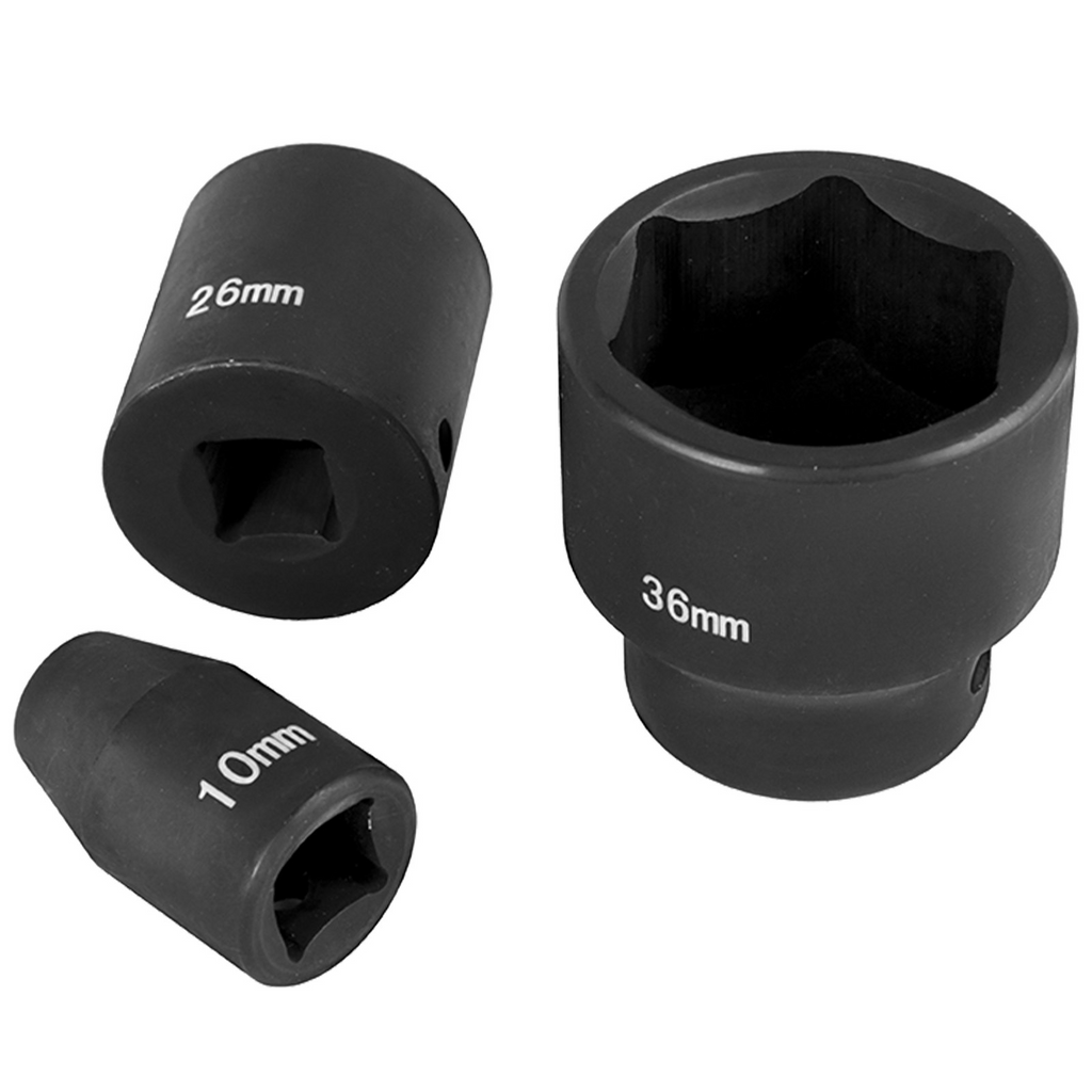 Juego de vasos de impacto VEVOR de 1/2 pulgada 26 piezas