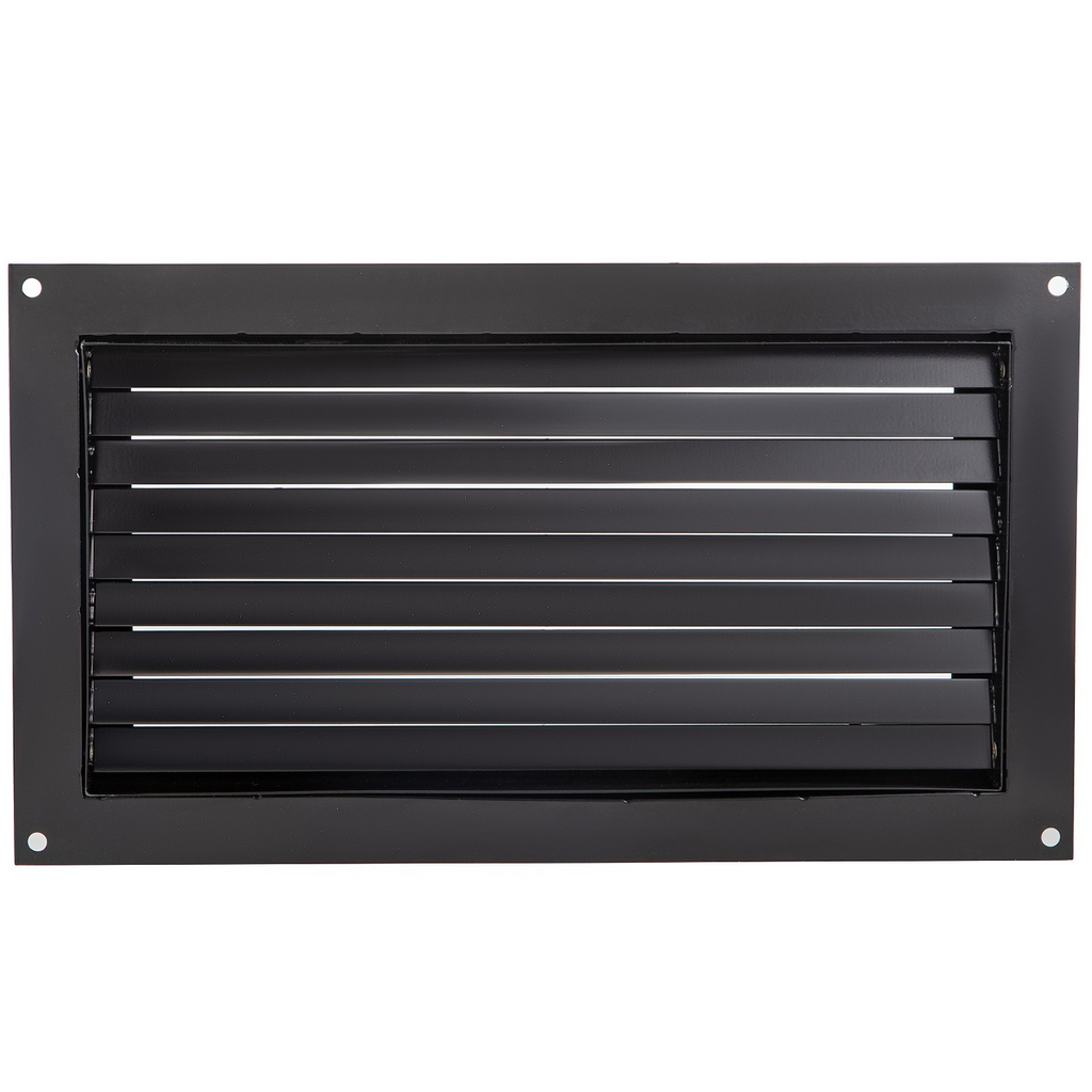 VEVOR - Respiradero para cimientos contra inundaciones 20 cm de alto x 40 cm de ancho para reducir los daños en los cimientos y el riesgo de inundaciones color negro