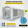 Cabina de pintura inflable VEVOR  20 x 10 x 8 pies, sopladores de 750 W + 350 W