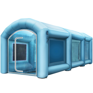Cabina de pintura inflable VEVOR  20 x 10 x 8 pies, sopladores de 750 W + 350 W