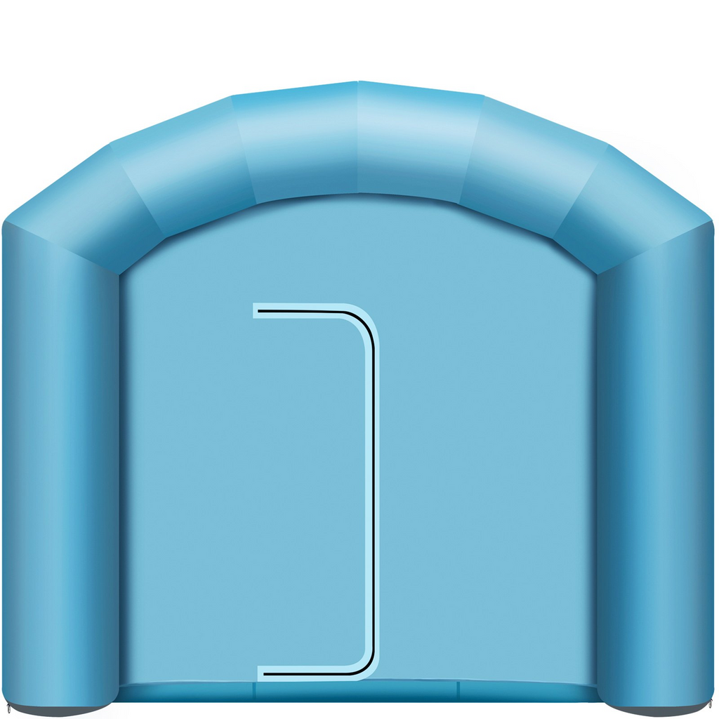 Cabina de pintura inflable VEVOR  20 x 10 x 8 pies, sopladores de 750 W + 350 W