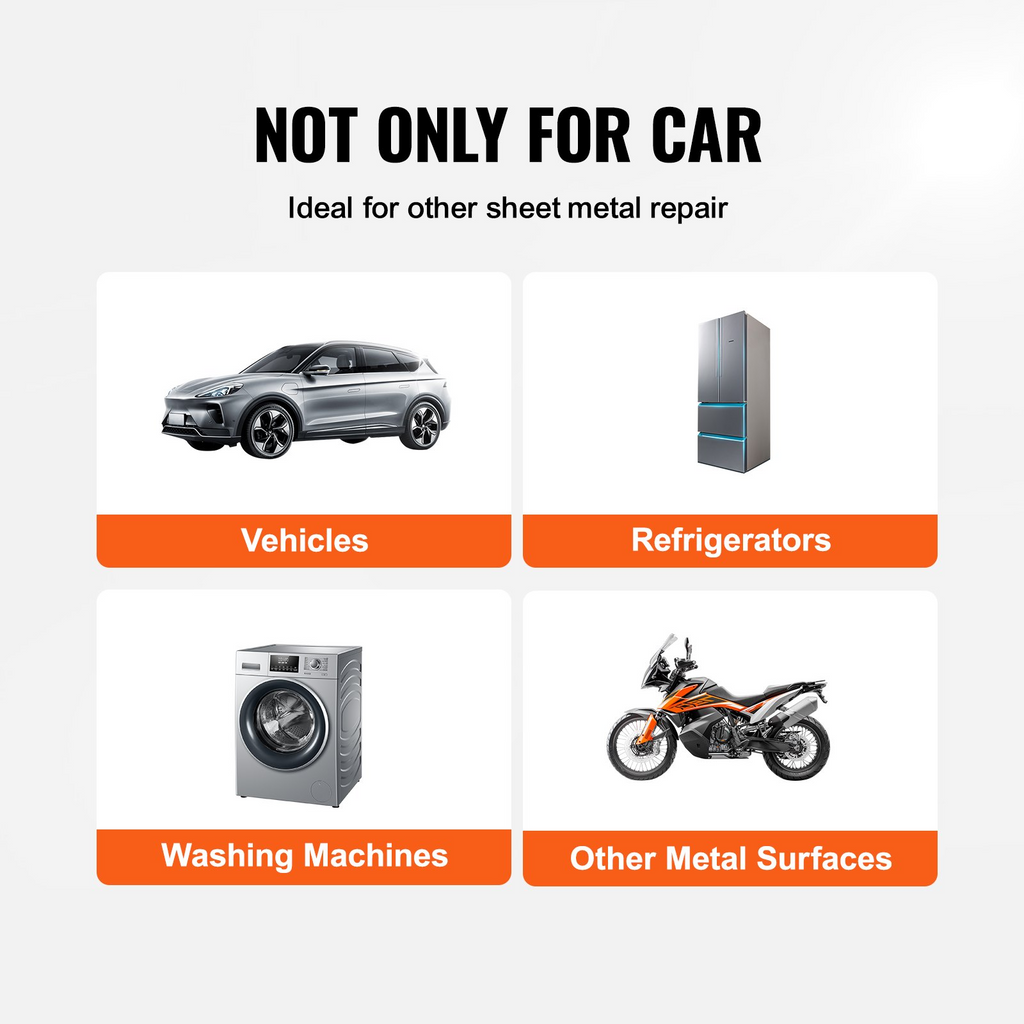 VEVOR - Kit de reparación para quitar abolladuras de carrocería de coche