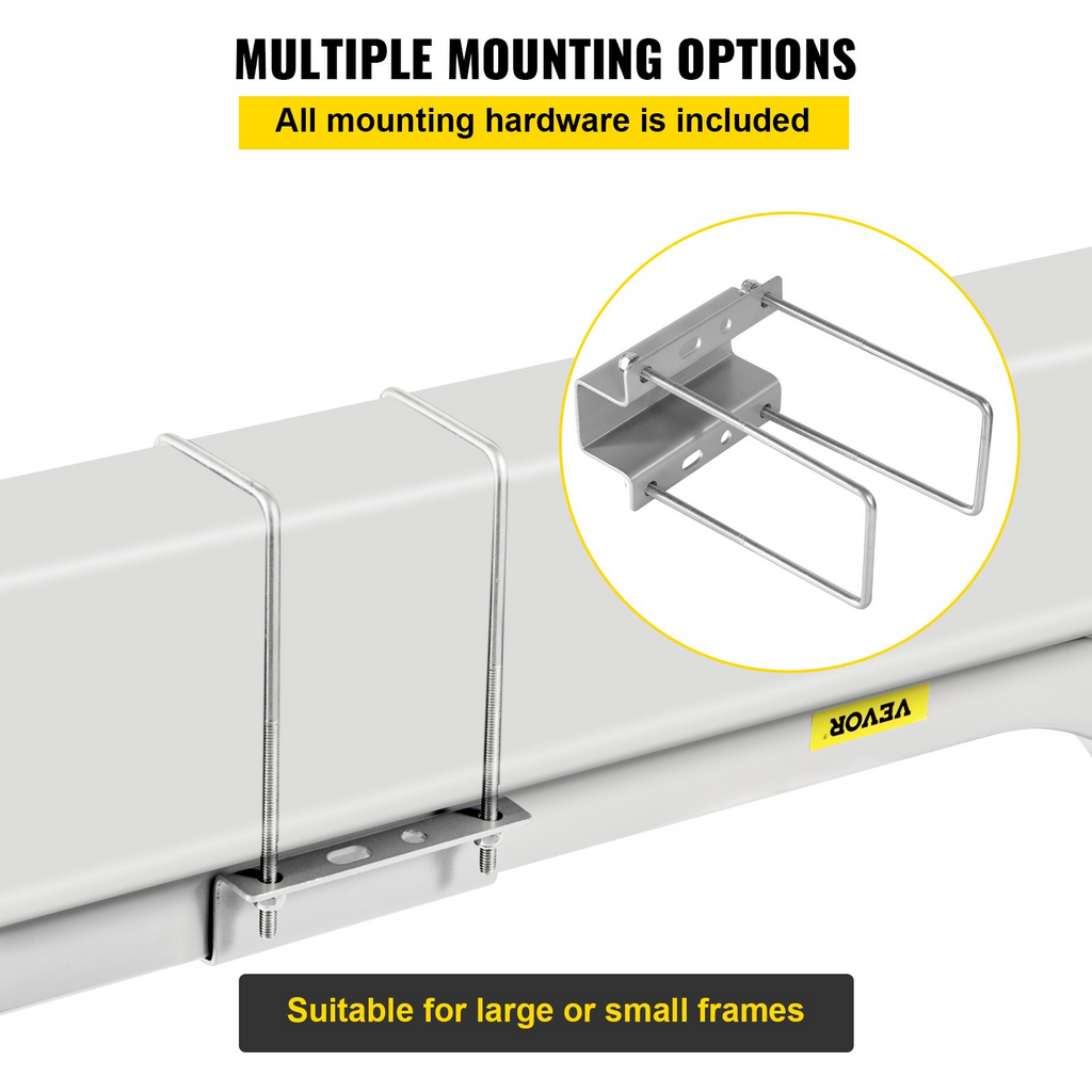 VEVOR - Guías para remolque de barco 2 unidades de acero inoxidable