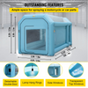 Cabina de pintura inflable VEVOR de 13 x 8 x 8 pies con sistema de filtro de aire y 2 sopladores para automóviles y motocicletas