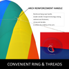 Arco iris inflable VEVOR de 26 pies x 10 pies con soplador de 110 W