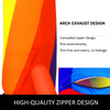Arco iris inflable VEVOR de 26 pies x 10 pies con soplador de 110 W