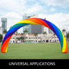 Arco iris inflable VEVOR de 26 pies x 10 pies con soplador de 110 W