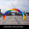 Arco iris inflable VEVOR de 26 pies x 10 pies con soplador de 110 W