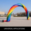 Arco iris inflable VEVOR de 26 pies x 10 pies con soplador de 110 W