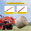 Par de lanzas para heno de 39" de 3000 lb de capacidad de fijación rápida de 1 3/4"