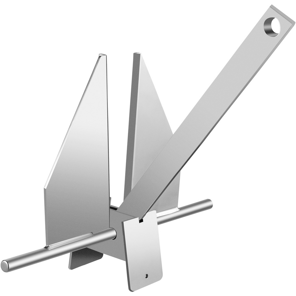 VEVOR Kit de ancla para barco estilo Fluke de 8,5 lb de acero galvanizado en caliente