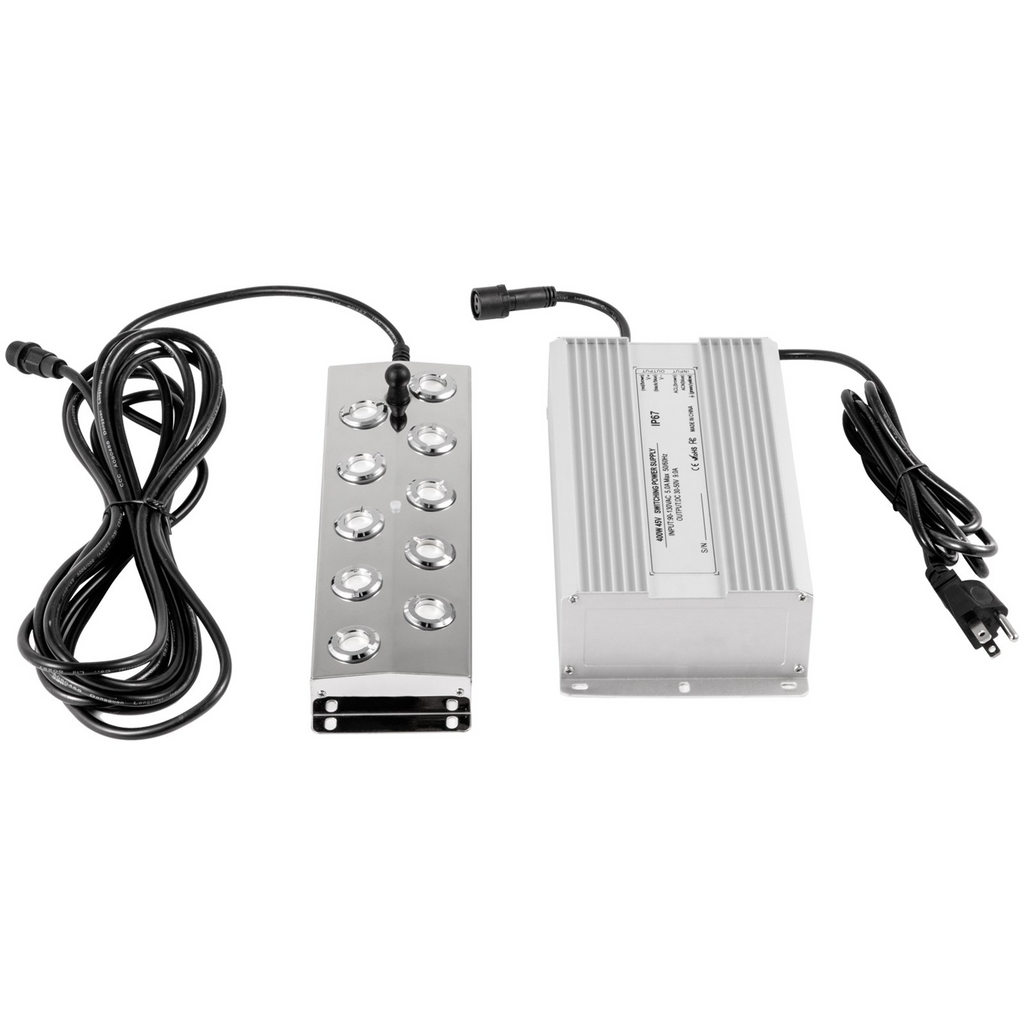 Nebulizador ultrasónico de 10 cabezales con fuente de alimentación resistente al agua 5 kg/h
