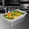 VEVOR - Juego de 6 sartenes para mesa de vapor de 20,9 x 12,8 x 3,9 pulgadas de profundidad recipiente para alimentos de tamaño completo de 13 l