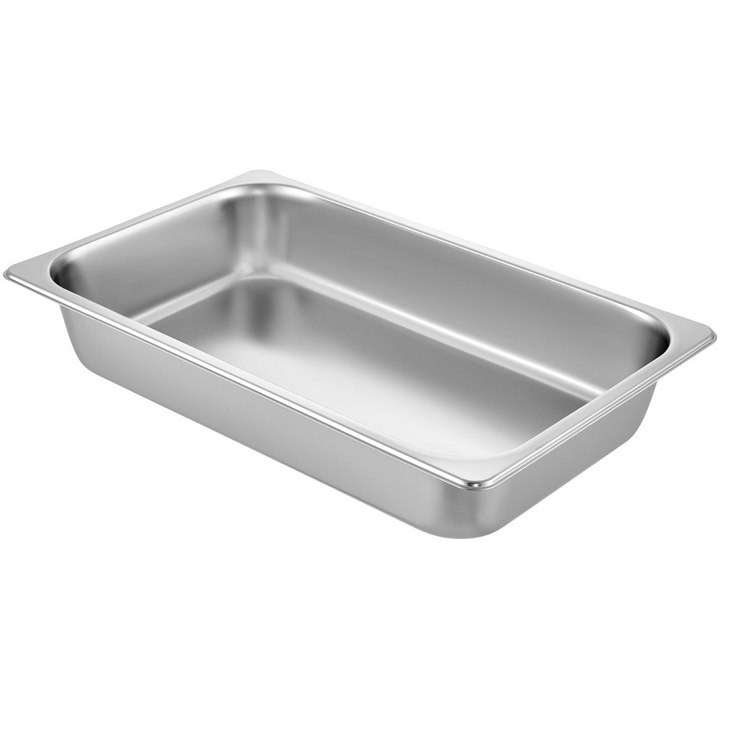 VEVOR - Juego de 6 sartenes para mesa de vapor de 20,9 x 12,8 x 3,9 pulgadas de profundidad recipiente para alimentos de tamaño completo de 13 l