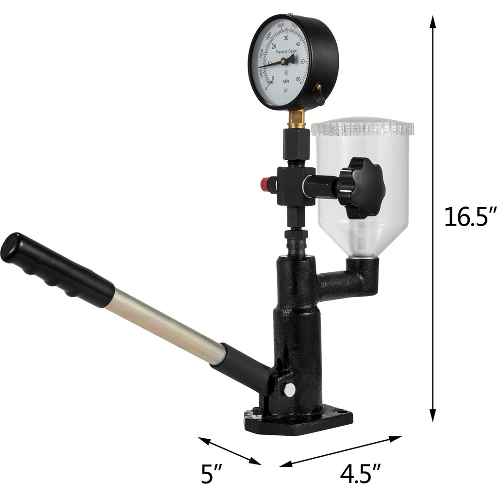 Probador de inyectores de combustible diésel VEVOR 400Bar 6000PSI