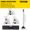 Juego de cuchillas para desnatar VEVOR cuchillas de 10"+24"+32" + mango de extensión de 35"-78"