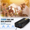 Inversor de potencia de 2500 vatios inversor de CC de 12 V a CA de 120 V
