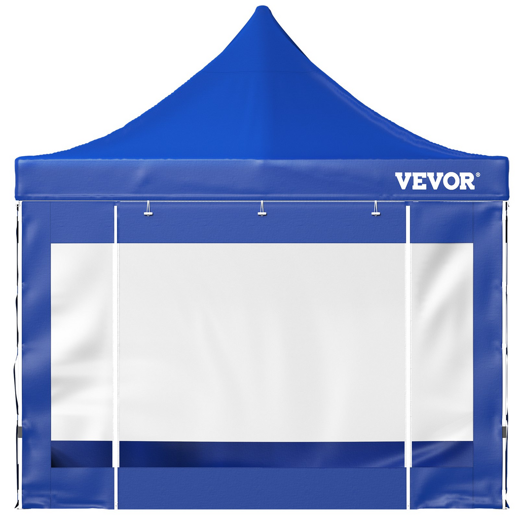 Carpa plegable para exteriores 10 x 10 pies paredes laterales extraíbles y bolsa con ruedas