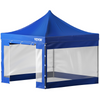 Carpa plegable para exteriores 10 x 10 pies paredes laterales extraíbles y bolsa con ruedas
