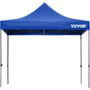 Carpa plegable para exteriores 10 x 10 pies paredes laterales extraíbles y bolsa con ruedas