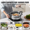 Olla de vapor VEVOR de 11 pulgadas/28 cm para cocinar con olla de 3 cuartos de galón y vaporera de verduras