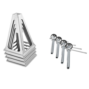 Gatos estabilizadores para vehículos recreativos paquete de 4 gatos niveladores de aluminio para vehículos recreativos