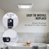 Ventilador de baño VEVOR de 110 CFM