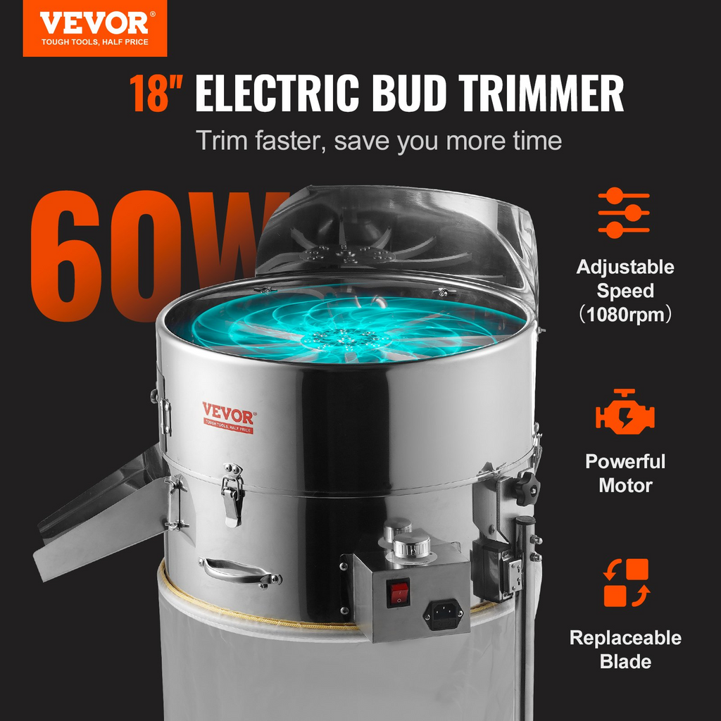 Cortadora de hojas eléctrica VEVOR de 19''