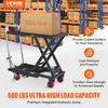 Mesa elevadora hidráulica VEVOR capacidad de 500 libras altura de elevación de 28,5"