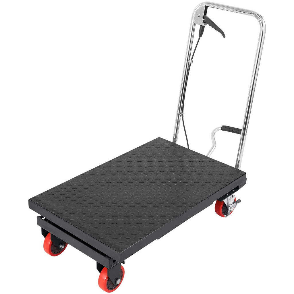 Mesa elevadora hidráulica VEVOR capacidad de 500 libras altura de elevación de 28,5"