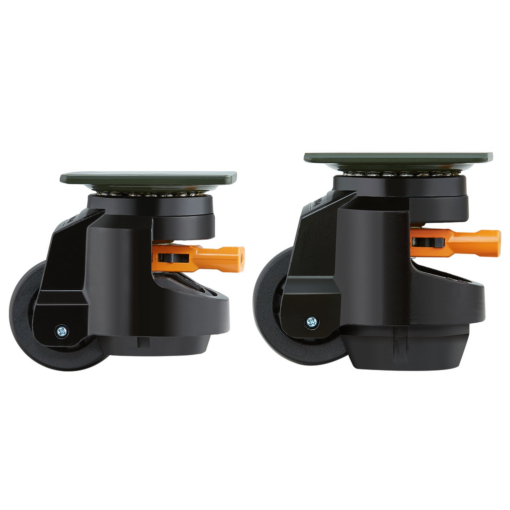 Ruedas niveladoras VEVOR juego de 4 capacidad de carga total de 2200 lb 2,5 pulgadas