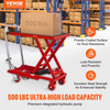 Mesa elevadora hidráulica VEVOR capacidad de 500 libras altura de elevación de 28,5"