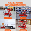 Mesa elevadora hidráulica VEVOR capacidad de 500 libras altura de elevación de 28,5"