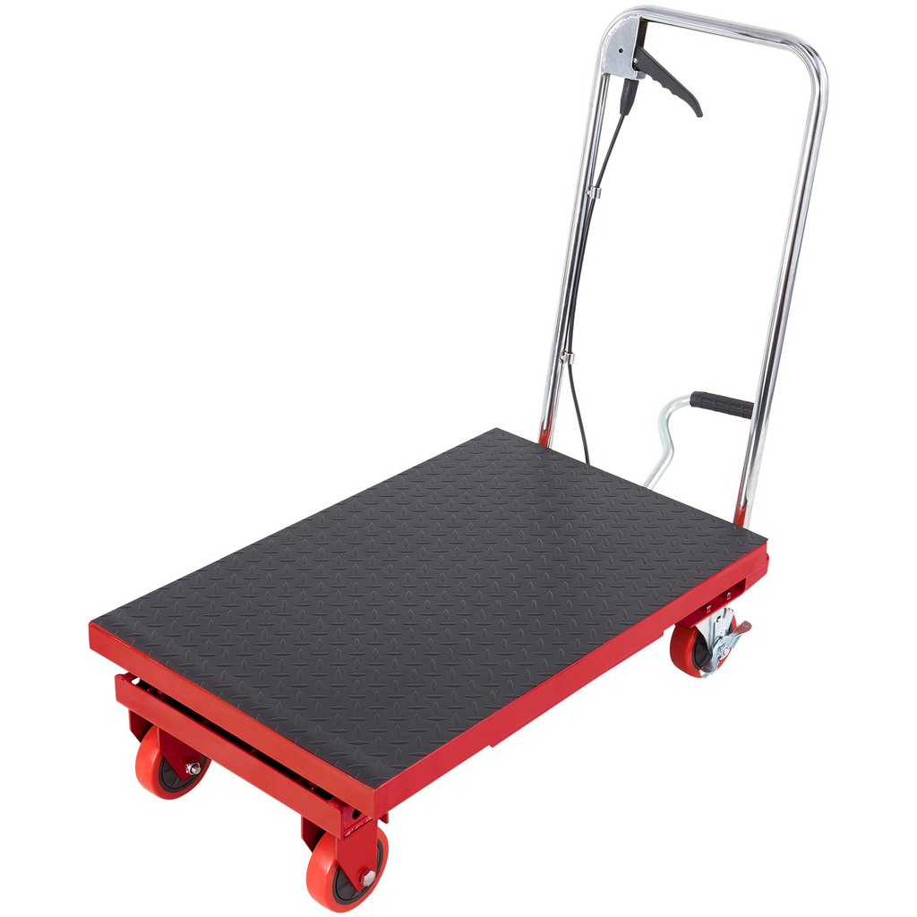 Mesa elevadora hidráulica VEVOR capacidad de 500 libras altura de elevación de 28,5"