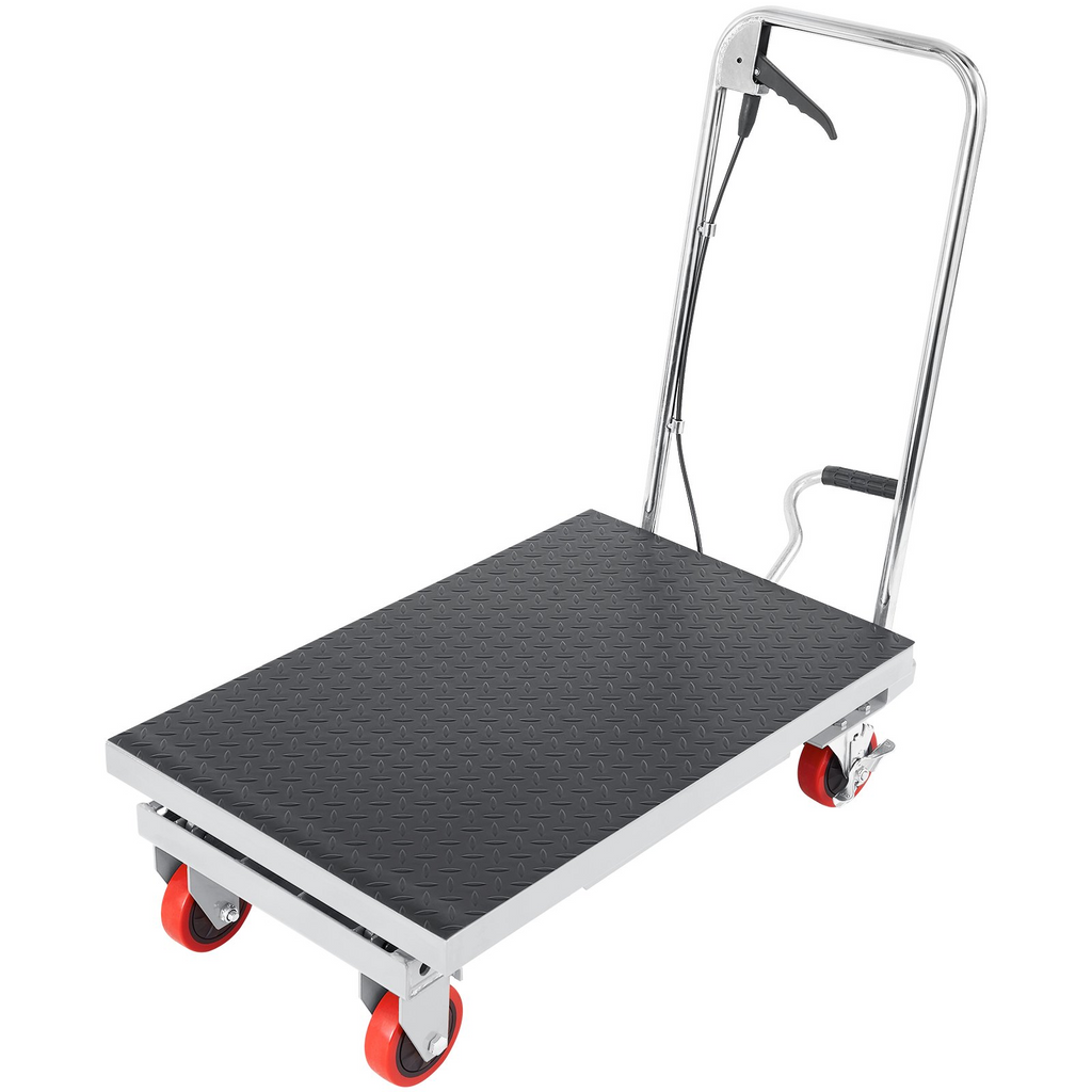 Mesa elevadora hidráulica VEVOR capacidad de 500 libras altura de elevación de 28,5"