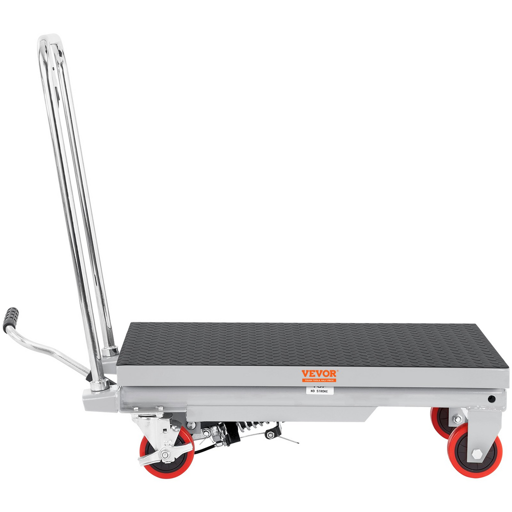 Mesa elevadora hidráulica VEVOR capacidad de 500 libras altura de elevación de 28,5"