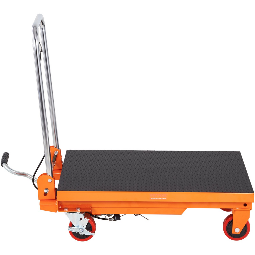 Mesa elevadora hidráulica VEVOR capacidad de 330 libras altura de elevación de 28,5"