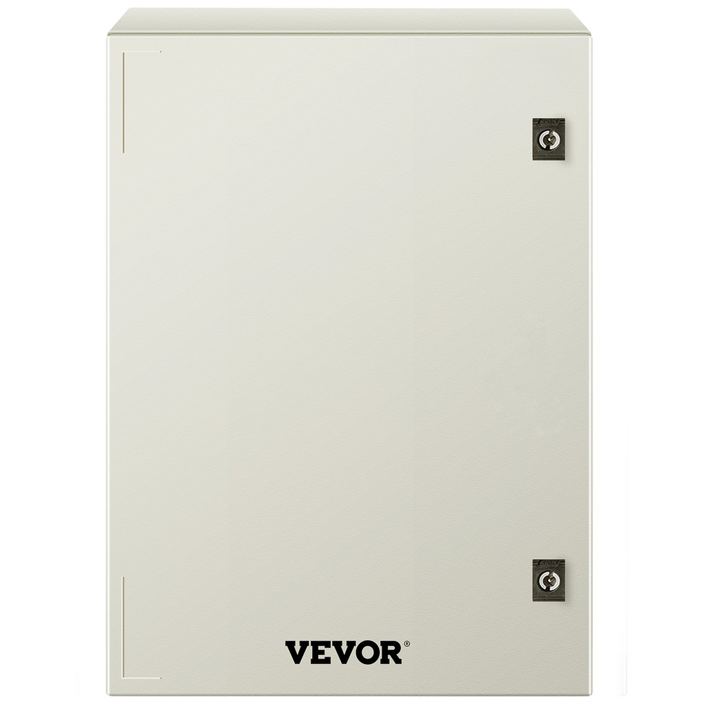 Caja de acero NEMA VEVOR, caja eléctrica de fibra de vidrio NEMA 4X de 24 x 16 x 9'', resistente al agua y al polvo IP66