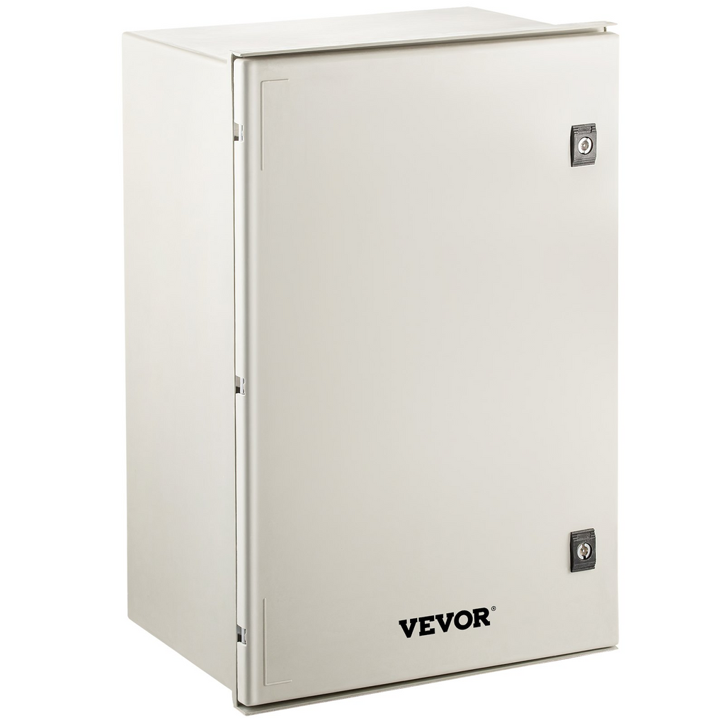Caja de acero NEMA VEVOR, caja eléctrica de fibra de vidrio NEMA 4X de 24 x 16 x 9'', resistente al agua y al polvo IP66