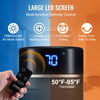 VEVOR Calentador de ambiente eléctrico con control remoto de termostato 1000 W/1500 W