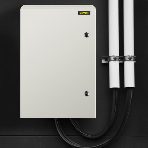 Caja de acero NEMA VEVOR, caja eléctrica de acero NEMA 4X de 24 x 16 x 10'', resistente al agua y al polvo IP66.