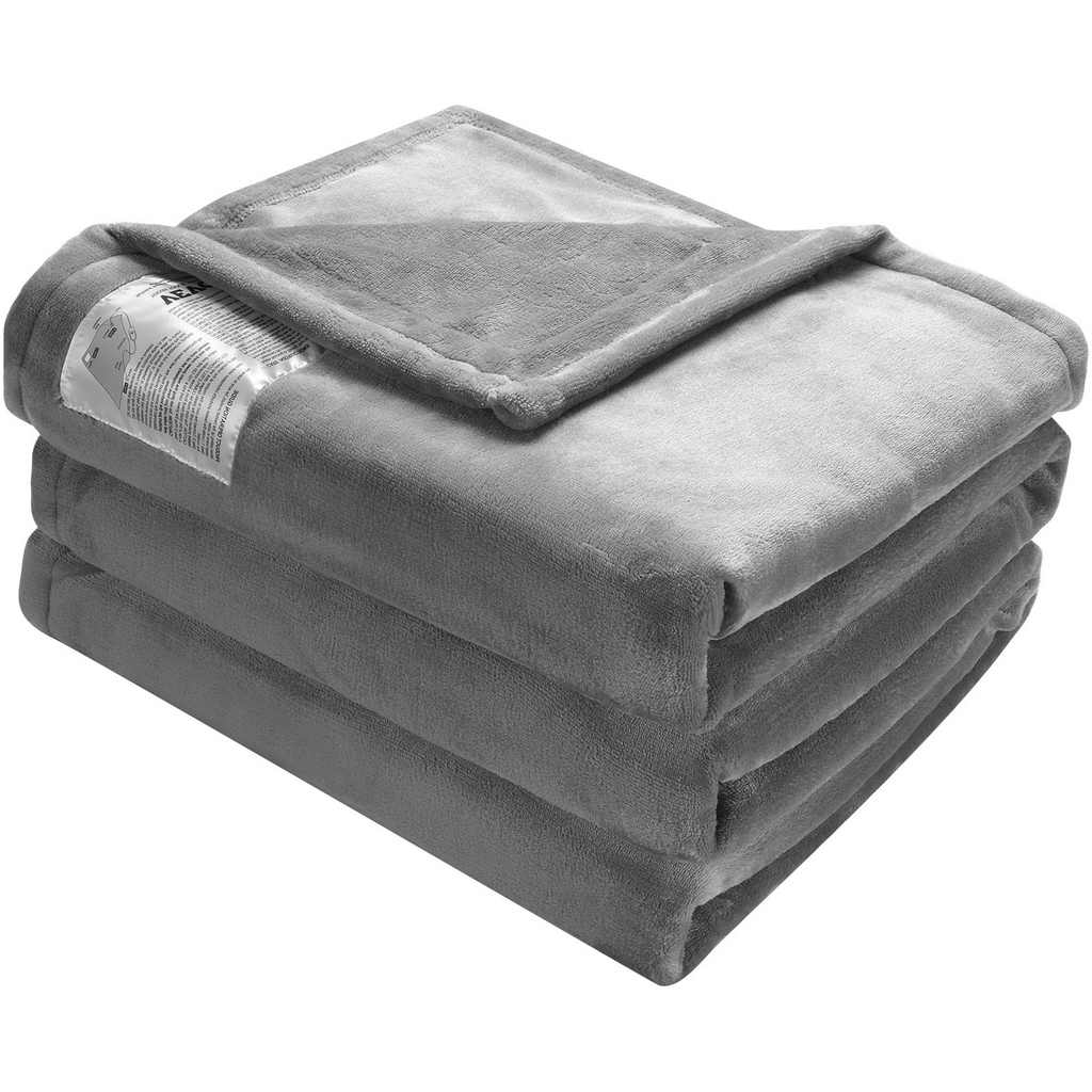 Manta eléctrica VEVOR de 182,88 x 213,4 cm tamaño completo de franela suave con temporizador de 10 horas