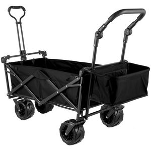VEVOR Carrito de jardín plegable extragrande con toldo extraíble